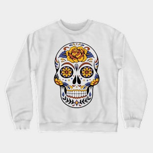 Floral Skull Crewneck Sweatshirt